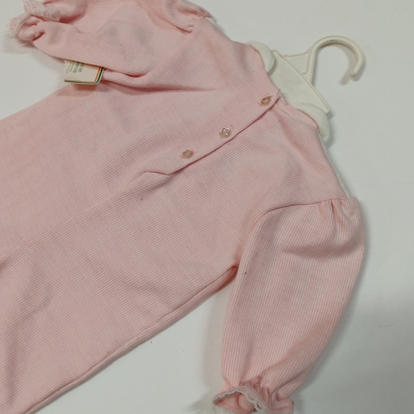 NEW VTG Heathtex Infant One Piece Knit Romper - Picture 9 of 12